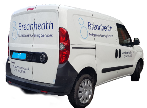 Small van signs for a White Vauxhall Combo Van Signage